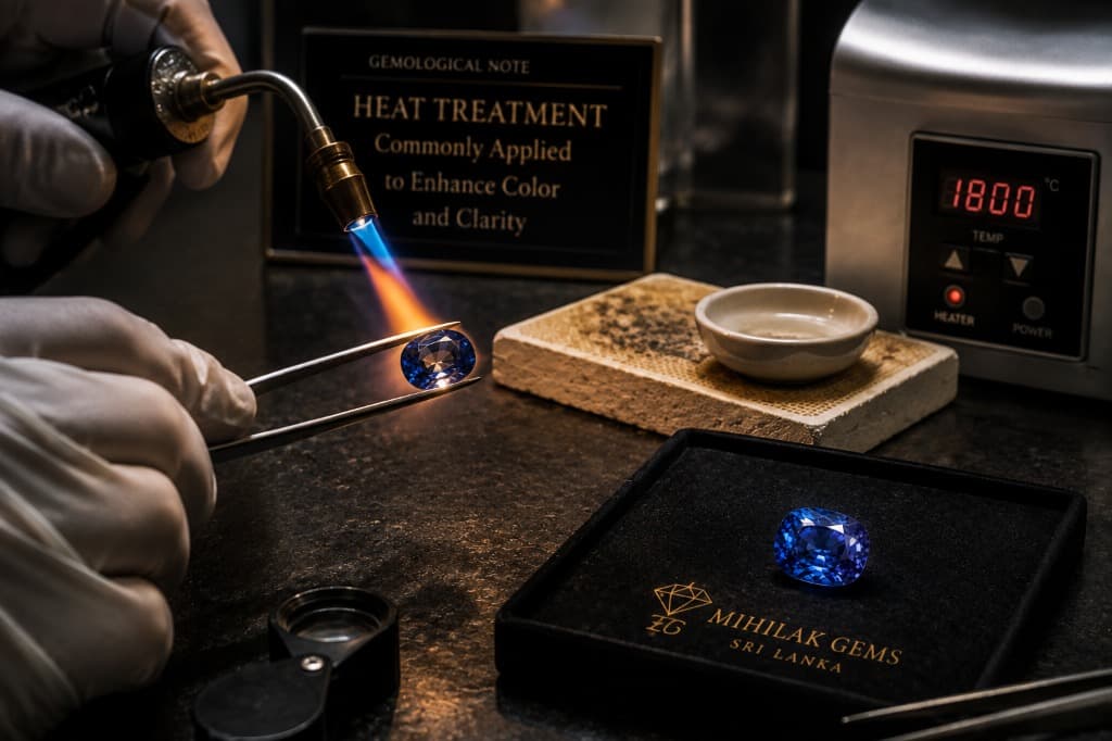 Conceptual illustration representing sapphire heat treatment